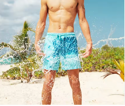 Make Waves with Color Changing Swim Trunks: A Trendsetter's Must-Have