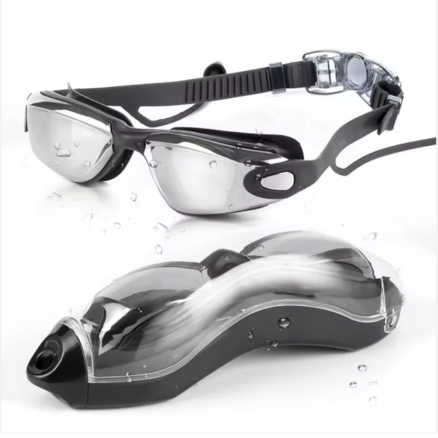 High Quality Swimming Glasses for Adult w/ear plugs