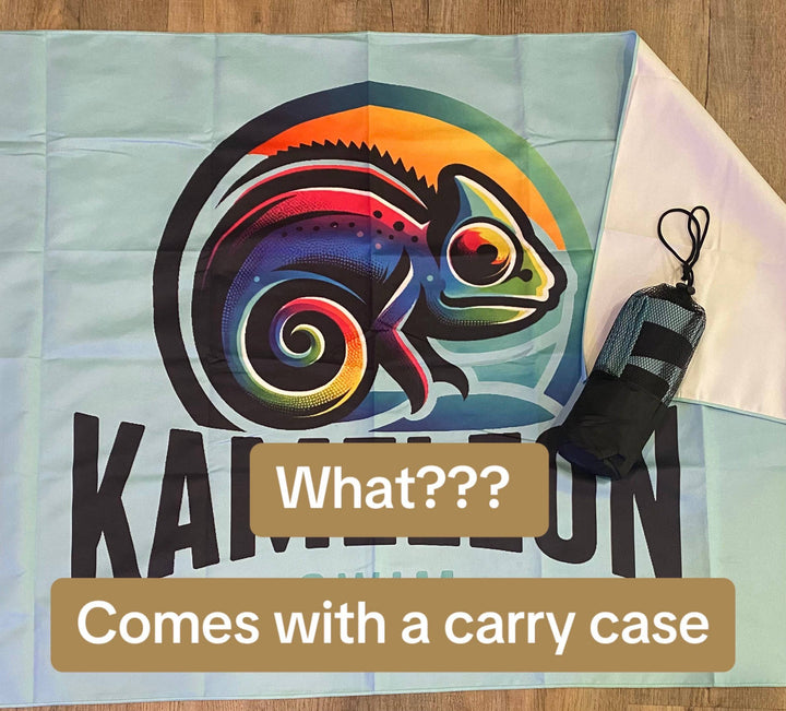 Beach Towel and Tie Pouch Non-color changing - Kameleon Swim