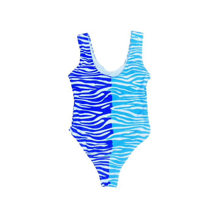 Color Changing Zebra Print Adult One Piece - Kameleon Swim